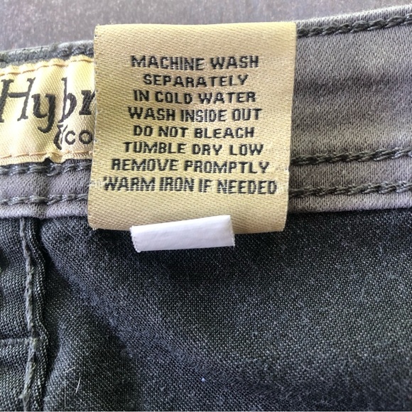 Hybrid & Company Gray 5 Pocket Jeans with Stretch Size 7 - Picture 9 of 9